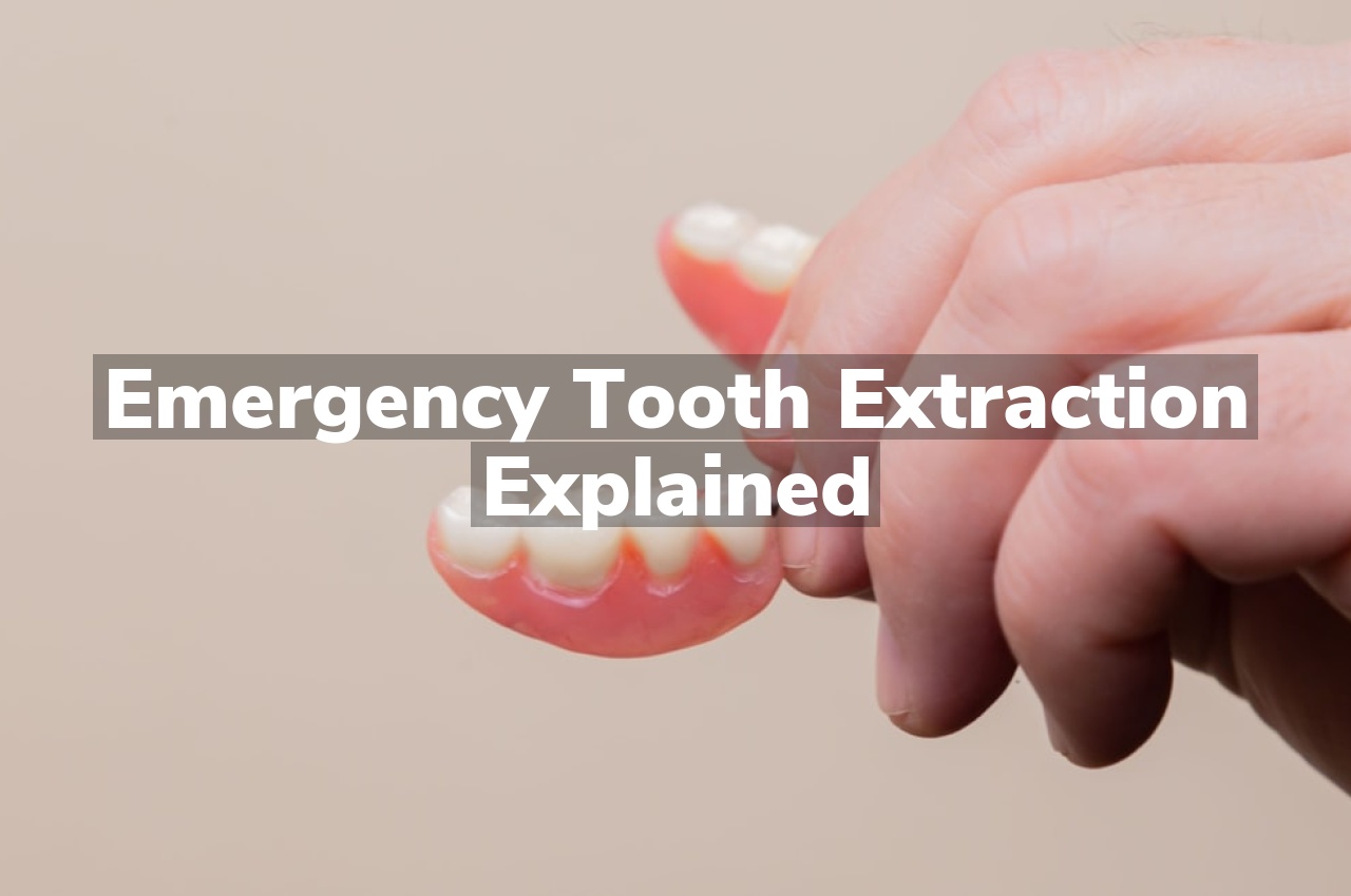 Emergency Tooth Extraction Explained